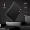 AXAGON EE25-SL Obudowa zewnętrzna plastikowa, bezśrubowa, USB 3.2 Gen 1 SATA 6G 2.5, czarna 373195