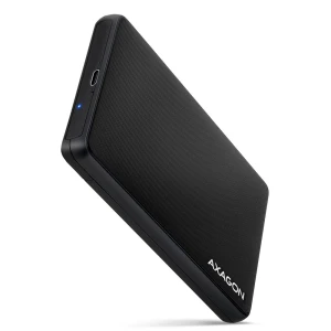 AXAGON EE25-SLC Obudowa zewnętrzna plastikowa, bezśrubowa, USB-C 3.2 Gen 1 SATA 6G 2.5", czarna