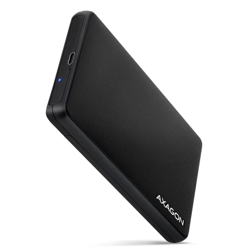 AXAGON EE25-SLC Obudowa zewnętrzna plastikowa, bezśrubowa, USB-C 3.2 Gen 1 SATA 6G 2.5", czarna