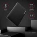 AXAGON EE25-SLC Obudowa zewnętrzna plastikowa, bezśrubowa, USB-C 3.2 Gen 1 SATA 6G 2.5", czarna 373207