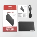 AXAGON EE25-SLC Obudowa zewnętrzna plastikowa, bezśrubowa, USB-C 3.2 Gen 1 SATA 6G 2.5", czarna 373212