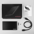 AXAGON EE25-XA6 Obudowa zewnętrzna aluminiowa, USB 3.2 GEN 1 SATA 6G 2,5" 373220