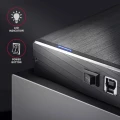 AXAGON EE35-XA3 Obudowa zewnętrzna aluminiowa, USB 3.2 Gen 1 SATA 3G 3.5" 373228