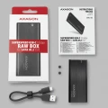 AXAGON EEM2-SBC Obudowa zewnętrzna aluminiowa bezśrubowa USB-C 3.2 GEN 2 M.2 SATA SSD 373243