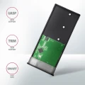 AXAGON EEM2-SBC Obudowa zewnętrzna aluminiowa bezśrubowa USB-C 3.2 GEN 2 M.2 SATA SSD 373246