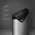 AXAGON EEM2-UG2 Obudowa zewnętrzna aluminiowa, USB-C 3.2 Gen 2 - M.2 NVMe SSD, długość 42 do 80 mm szary 373255