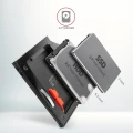 AXAGON RSS-CD09 Ramka na 2,5" SSD-HDD do gniazda DVD, 9.5mm LED aluminium 373264