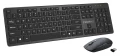 Rebeltec Zestaw bezprzewodowy klawiatura + mysz MAXIM 2,4GHz, zasięg 10m nano odbiornik USB 104 klawisze QWERTY 373271