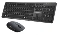 Rebeltec Zestaw bezprzewodowy klawiatura + mysz MAXIM 2,4GHz, zasięg 10m nano odbiornik USB 104 klawisze QWERTY 373273