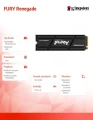 Kingston Dysk SSD FURY Renegade 4TB PCI-e 4.0 NVMe 7300/7000 373337