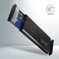 AXAGON EEM2-SB2 Obudowa zewnętrzna aluminiowa bezśrubowa USB-C 3.2 Gen 2 - M.2 NVMe / SATA SSD 30-80mm ALU pudełko czarne + USB-A - USB-C redukcja 373401