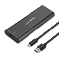 Qoltec Obudowa | kieszeń do dysków M.2 SATA SSD | NGFF | USB-C 373428