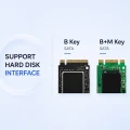 Qoltec Obudowa | kieszeń do dysków M.2 SATA SSD | NGFF | USB-C 373432