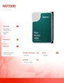 Synology Dysk HAT3300-6T 6TB 3,5 SATA 6 Gb/s 5400rpm 3Y 373519