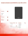 Savio Zewnętrzna obudowa na dysk HDD/SDD 2,5 cala, USB 3.0, AK-65 373601