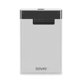 Savio Zewnętrzna obudowa na dysk HDD/SSD 2.5", USB 3.0, AK-66, transparentna 373603