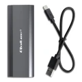 Qoltec Obudowa | kieszeń NV2271 na dysk M.2 SSD | SATA | NVMe | USB-C | 2TB 373741