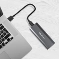Qoltec Obudowa | kieszeń NV2271 na dysk M.2 SSD | SATA | NVMe | USB-C | 2TB 373742