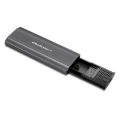 Qoltec Obudowa | kieszeń NV2271 na dysk M.2 SSD | SATA | NVMe | USB-C | 2TB 373743