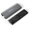 Qoltec Obudowa | kieszeń NV2271 na dysk M.2 SSD | SATA | NVMe | USB-C | 2TB 373744