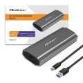 Qoltec Obudowa | kieszeń NV2271 na dysk M.2 SSD | SATA | NVMe | USB-C | 2TB 373745