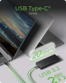 IcyBox Obudowa IB-1917M-C32a NVMe USB 3.2 Gen 2x2,  20 Gbit/s 373759