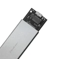 Qoltec Obudowa | kieszeń na dysk M.2 SSD | SATA | NGFF | USB 3.0 | Superspeed 5Gb/s | 2TB | Srebrna 373810
