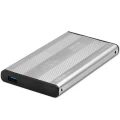 Qoltec Obudowa | kieszeń do dysków HDD SSD 2.5" SATA3 | USB 3.0 | Srebrna 373812