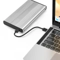 Qoltec Obudowa | kieszeń do dysków HDD SSD 2.5" SATA3 | USB 3.0 | Srebrna 373813