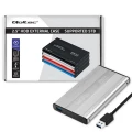 Qoltec Obudowa | kieszeń do dysków HDD SSD 2.5" SATA3 | USB 3.0 | Srebrna 373814