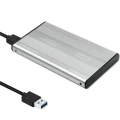 Qoltec Obudowa | kieszeń do dysków HDD SSD 2.5" SATA3 | USB 3.0 | Srebrna 373815