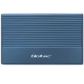 Qoltec Obudowa | Kieszeń na dysk SSD HDD 2.5" | SATA | USB 3.0 | Super  speed 5Gb/s | 2TB | Niebieskia 373821