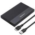 Qoltec Obudowa | Kieszeń na dysk SSD HDD 2.5 cala | SATA | USB 3.0 | Super  speed 5Gb/s | 2TB | Czarna 373823