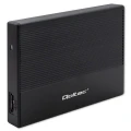 Qoltec Obudowa | Kieszeń na dysk SSD HDD 2.5 cala | SATA | USB 3.0 | Super  speed 5Gb/s | 2TB | Czarna 373825