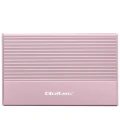 Qoltec Obudowa | Kieszeń na dysk SSD HDD 2.5 cala | SATA | USB 3.0 | Super  speed 5Gb/s | 2TB | Różowy 373835