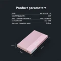 Qoltec Obudowa | Kieszeń na dysk SSD HDD 2.5 cala | SATA | USB 3.0 | Super  speed 5Gb/s | 2TB | Różowy 373840