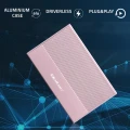 Qoltec Obudowa | Kieszeń na dysk SSD HDD 2.5 cala | SATA | USB 3.0 | Super  speed 5Gb/s | 2TB | Różowy 373842