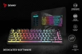 Savio Klawiatura mechaniczna bezprzewodowa PHENIX, Gateron Yellow Pro, Pudding 373898