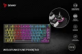 Savio Klawiatura mechaniczna bezprzewodowa PHENIX, Gateron Yellow Pro, Pudding 373903