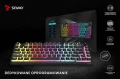 Savio Klawiatura mechaniczna bezprzewodowa PHENIX, Gateron Yellow Pro, Pudding 373904