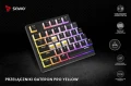 Savio Klawiatura mechaniczna bezprzewodowa PHENIX, Gateron Yellow Pro, Pudding 373905