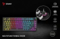 Savio Klawiatura mechaniczna bezprzewodowa PHENIX, Gateron Yellow Pro, Pudding 373914