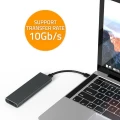 Qoltec Obudowa na dysk M.2 SSD | NVMe | PCIe | USB3.1 | 10Gb/s | 4TB |  Grafit 373922