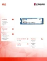 Kingston Dysk SSD NV3 2TB M.2 2280 PCI-e 4.0 NVMe 6000/5000 374006