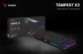 Savio Klawiatura mechaniczna RGB Tempest X2 Outemu Brown 374020