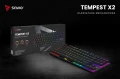 Savio Klawiatura mechaniczna RGB Tempest X2 Outemu Brown 374026