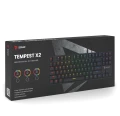 Savio Klawiatura mechaniczna RGB Tempest X2 Outemu Brown 374028