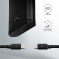 AXAGON EEM2-UB2 Obudowa zewnętrzna aluminiowa, USB-C 3.2 Gen 2 - M.2 NVMe SSD, długość 42 do 80 mm Czarna 374115