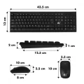 Maclean Zestaw bezprzewodowy mysz i klawiatura NanoRS RS580 374159