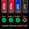 AXAGON EEM2-GAM Obudowa zewnętrzna aluminiowa USB-C 3.2 Gen 2 M.2 NVMe/SATA SSD Gaming 374231